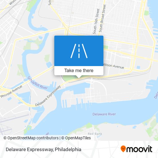 Mapa de Delaware Expressway