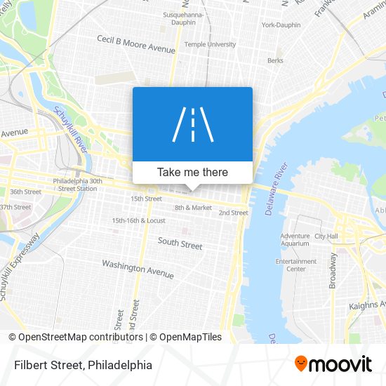 Mapa de Filbert Street