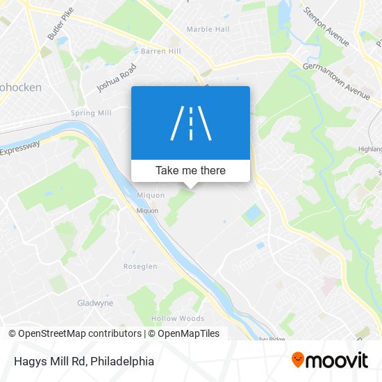 Mapa de Hagys Mill Rd