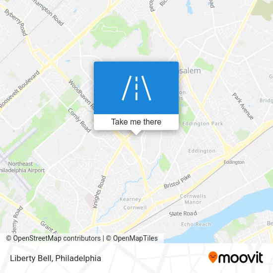 Liberty Bell map