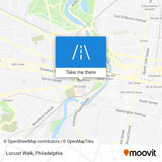 Mapa de Locust Walk