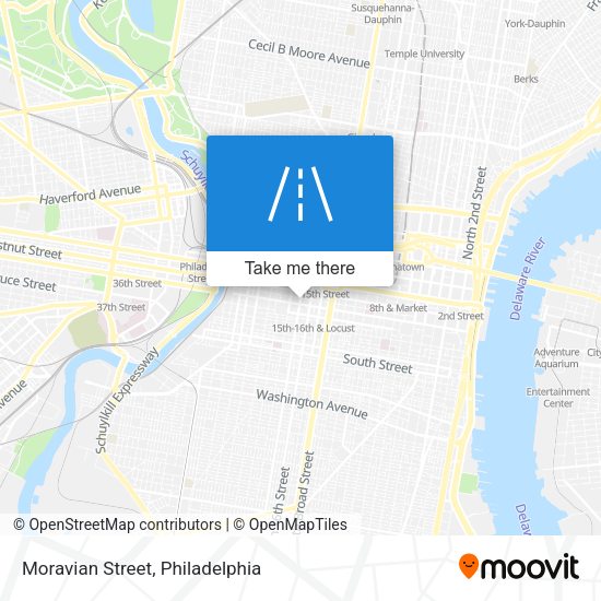 Moravian Street map