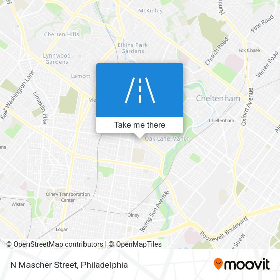 N Mascher Street map