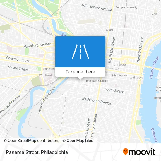 Panama Street map