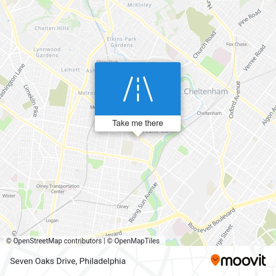 Mapa de Seven Oaks Drive