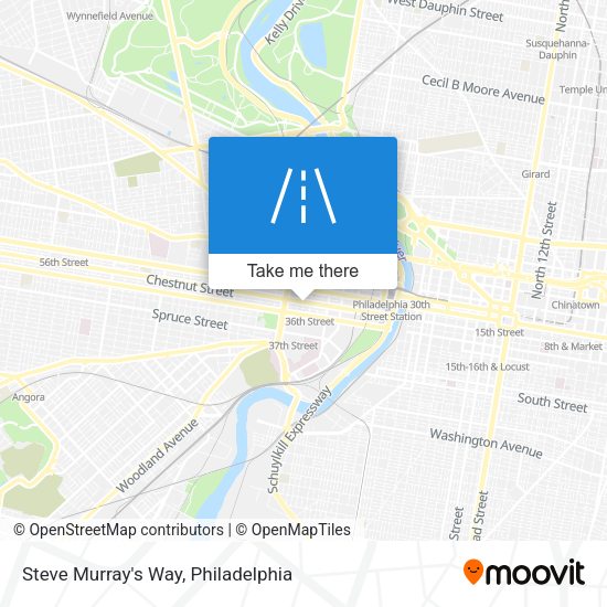 Mapa de Steve Murray's Way