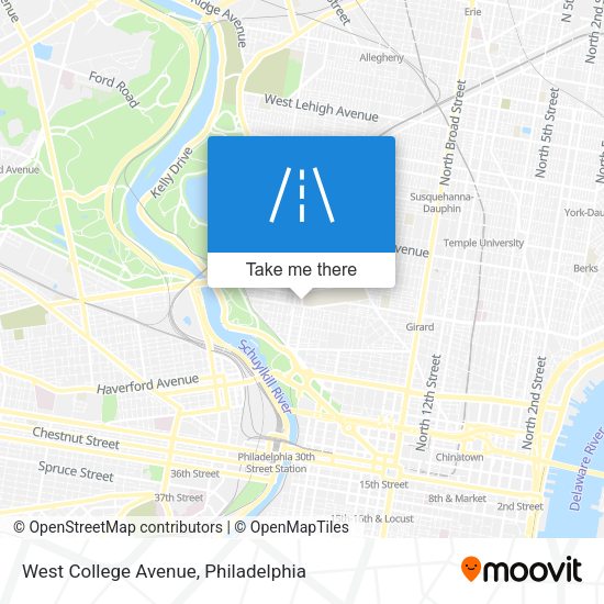 West College Avenue map