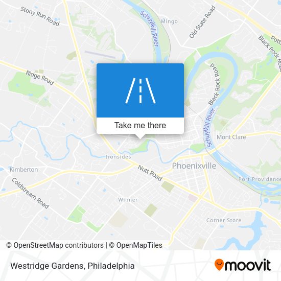 Westridge Gardens map