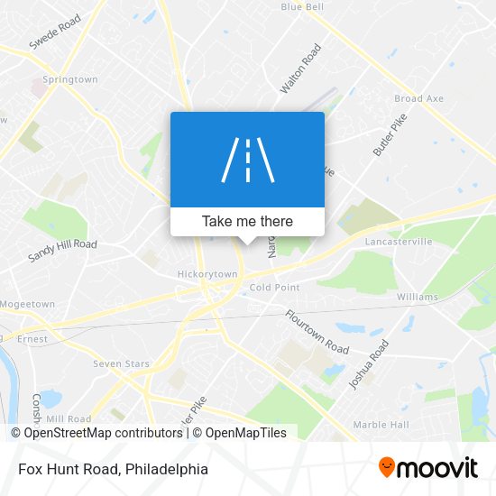 Mapa de Fox Hunt Road