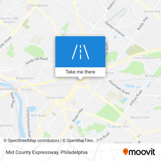 Mid County Expressway map