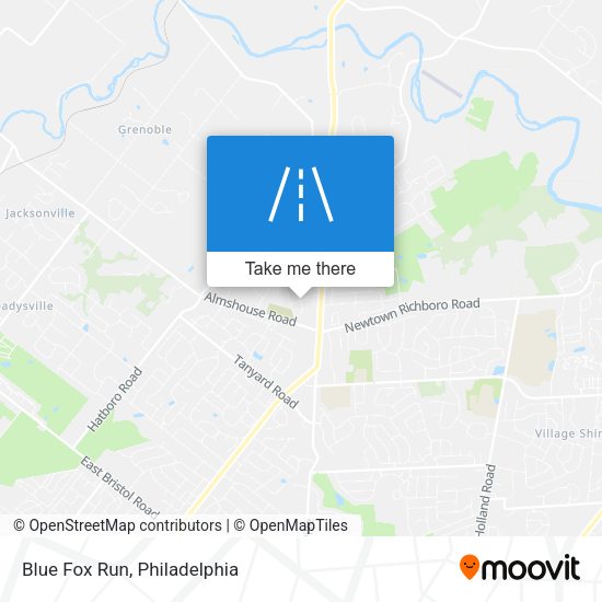 Mapa de Blue Fox Run