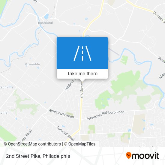 Mapa de 2nd Street Pike