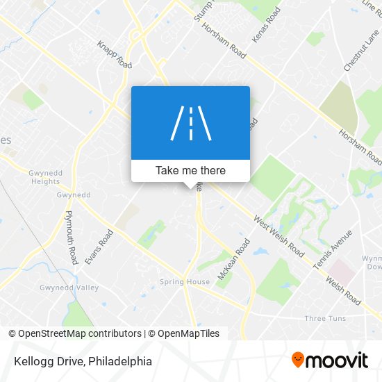 Kellogg Drive map