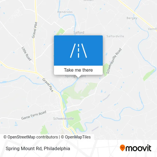 Spring Mount Rd map