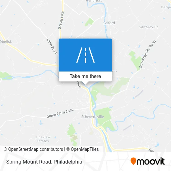Spring Mount Road map