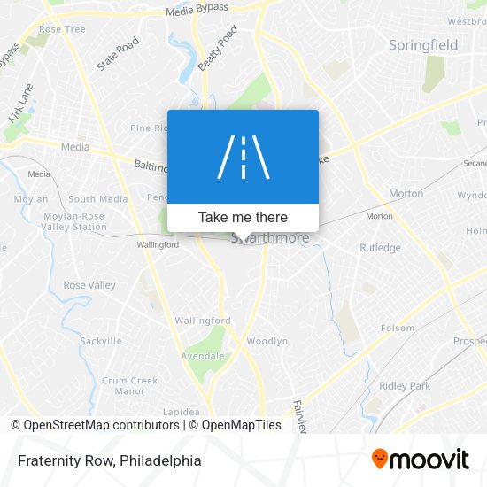 Fraternity Row map