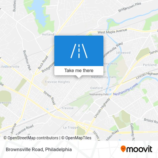 Mapa de Brownsville Road