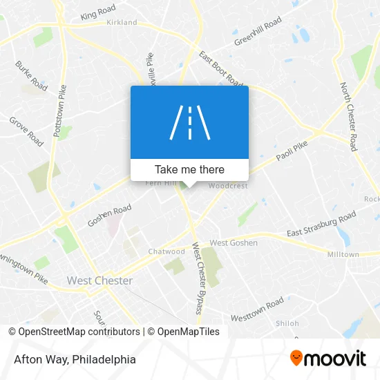 Mapa de Afton Way