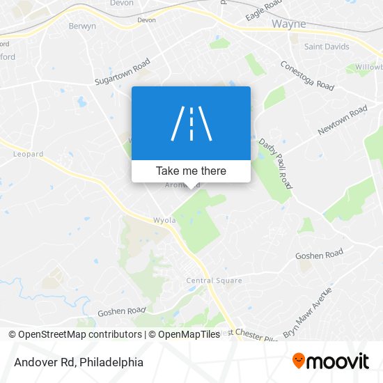 Andover Rd map