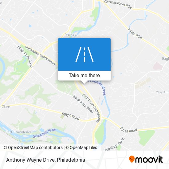 Anthony Wayne Drive map