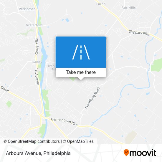 Mapa de Arbours Avenue