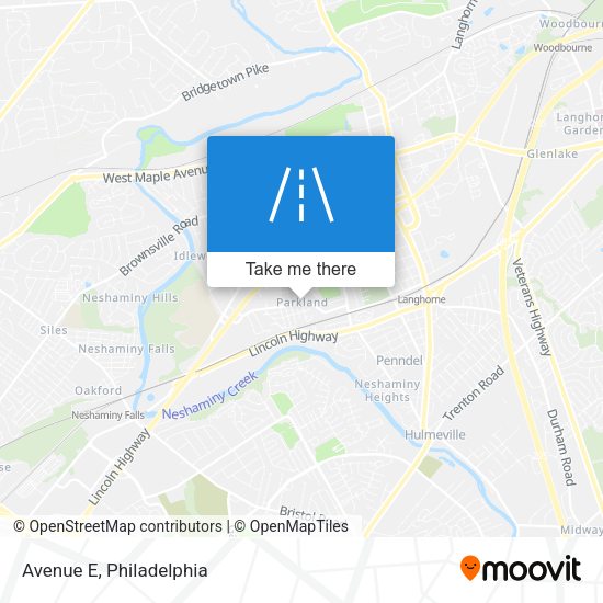 Mapa de Avenue E