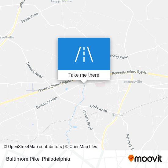 Baltimore Pike map