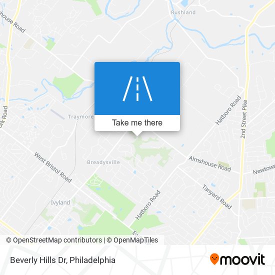 Mapa de Beverly Hills Dr