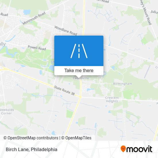 Mapa de Birch Lane
