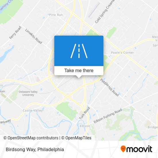 Mapa de Birdsong Way