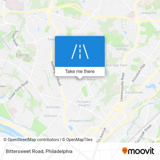 Mapa de Bittersweet Road