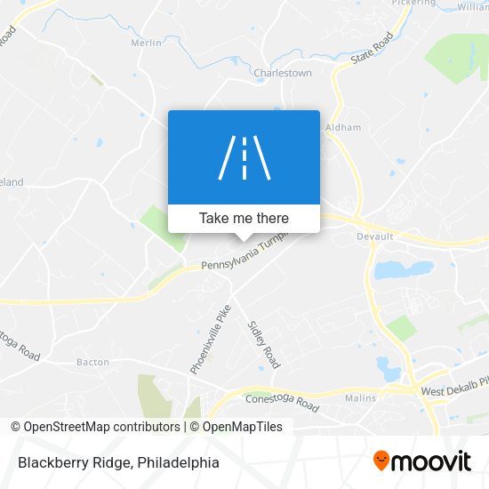 Mapa de Blackberry Ridge