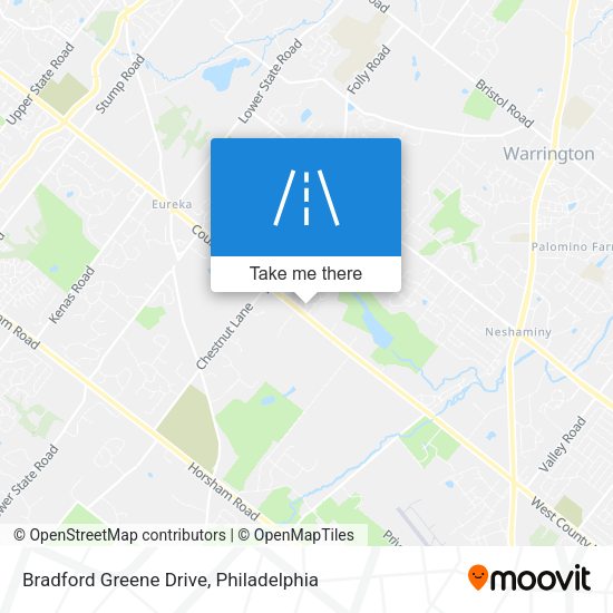 Bradford Greene Drive map