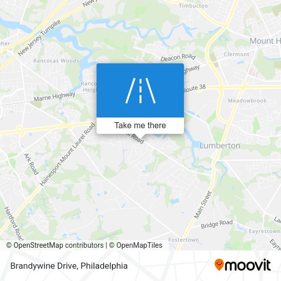 Brandywine Drive map
