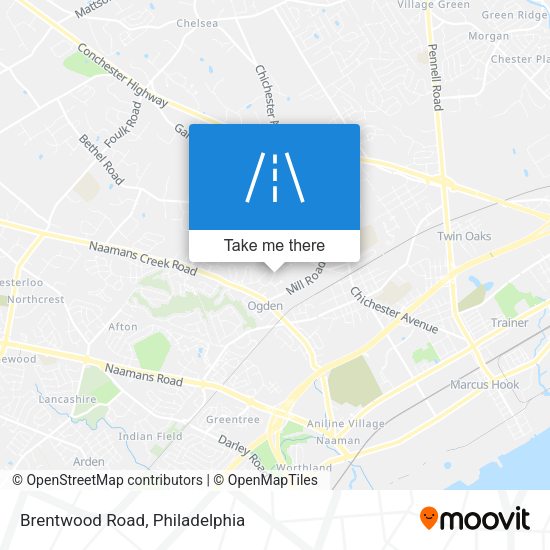Brentwood Road map