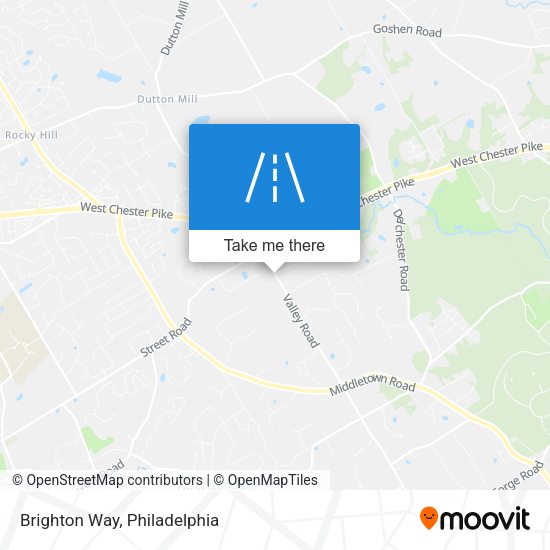 Brighton Way map