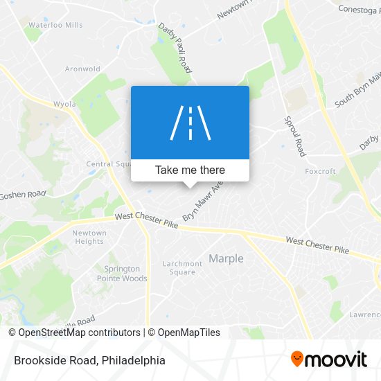 Mapa de Brookside Road
