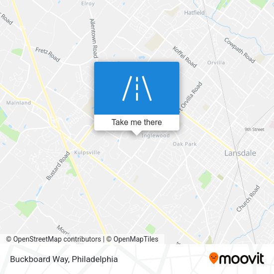 Mapa de Buckboard Way