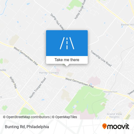 Mapa de Bunting Rd