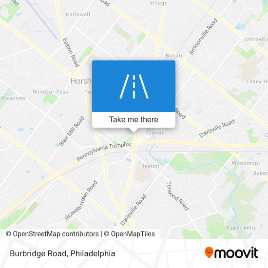 Burbridge Road map