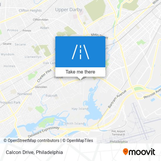 Mapa de Calcon Drive