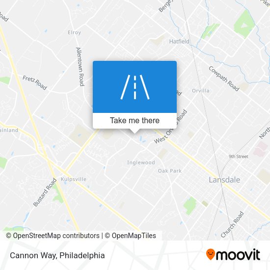 Mapa de Cannon Way