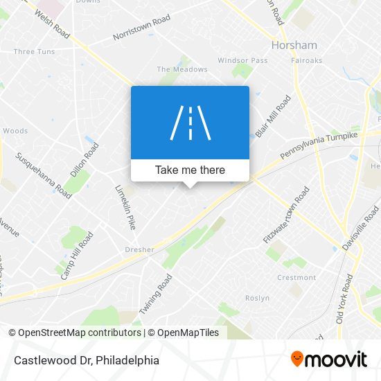 Mapa de Castlewood Dr