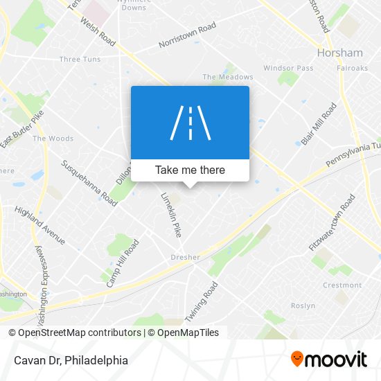 Mapa de Cavan Dr