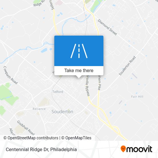 Centennial Ridge Dr map
