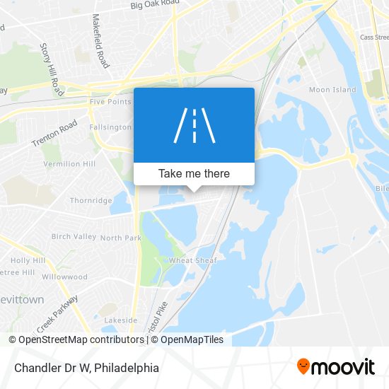 Mapa de Chandler Dr W