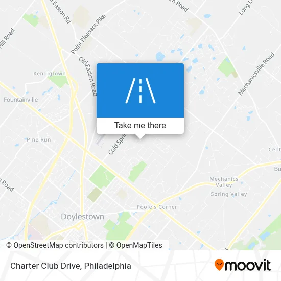 Charter Club Drive map