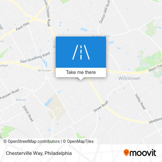 Chesterville Way map