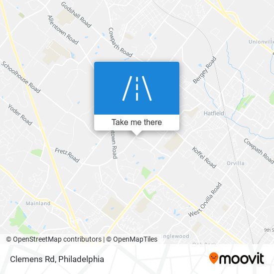 Mapa de Clemens Rd