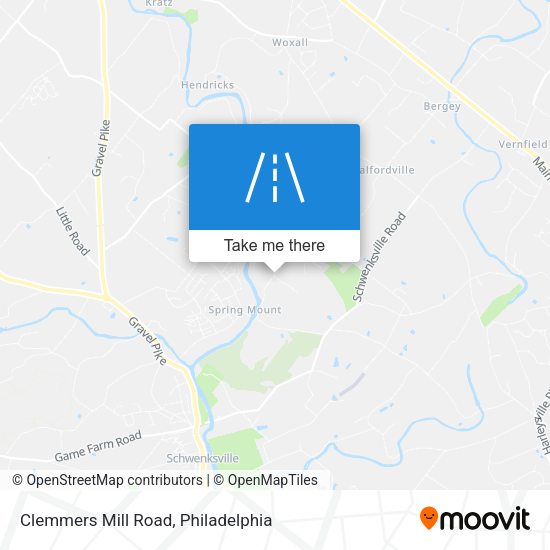 Clemmers Mill Road map